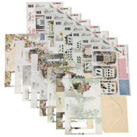 DLL552<br>Staf Wesenbeek Floral Punch Cards